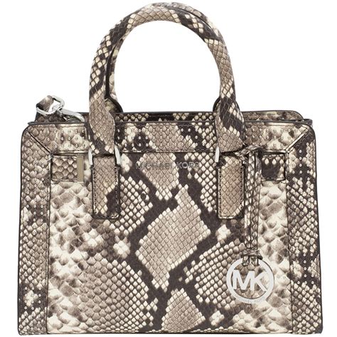 michael kors python leather purse|Michael Kors black snakeskin purse.